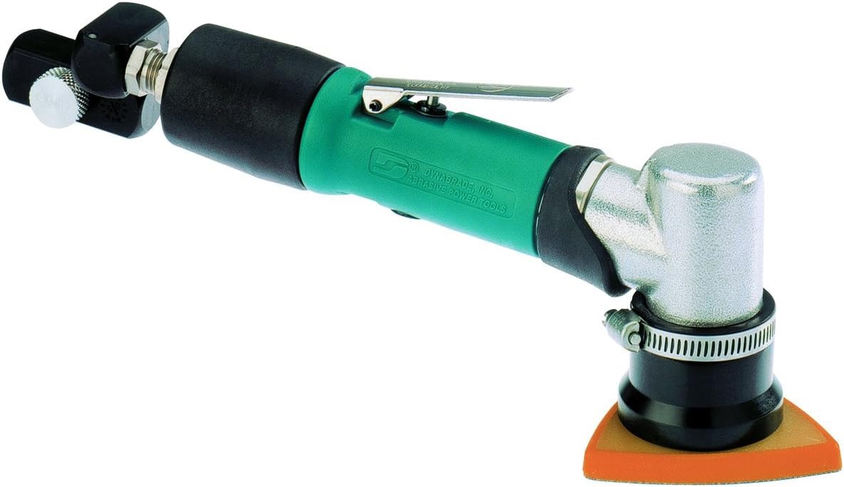 Dynabrade 57900 Dynafine Detail Sander, Non-Vacuum, .12 hp, 7 Degree Offset, 13,000 RPM, 1/32" (1 mm) Dia. Orbit, Rear Exhaust - Image 1