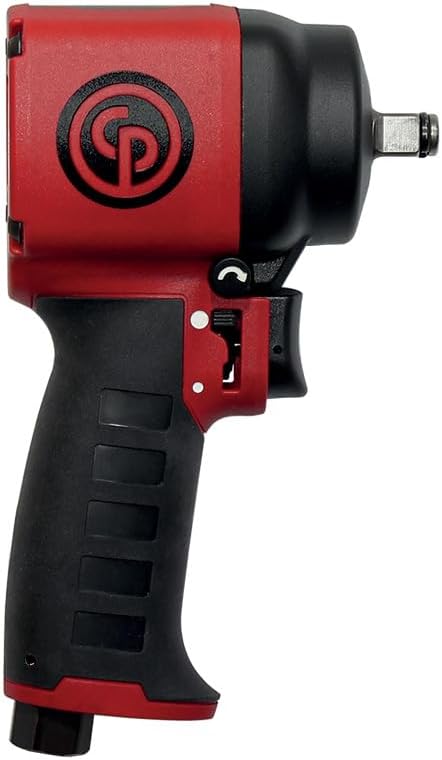 Chicago Pneumatic CP7731C Air Impact Wrench (3/8 Inch), Air Impact Gun Industrial Repair & Assembly Tool, Pistol Handle, Single Hammer, Max Torque Output 450 ft. lbf/469 Nm, 9000 RPM - Image 1