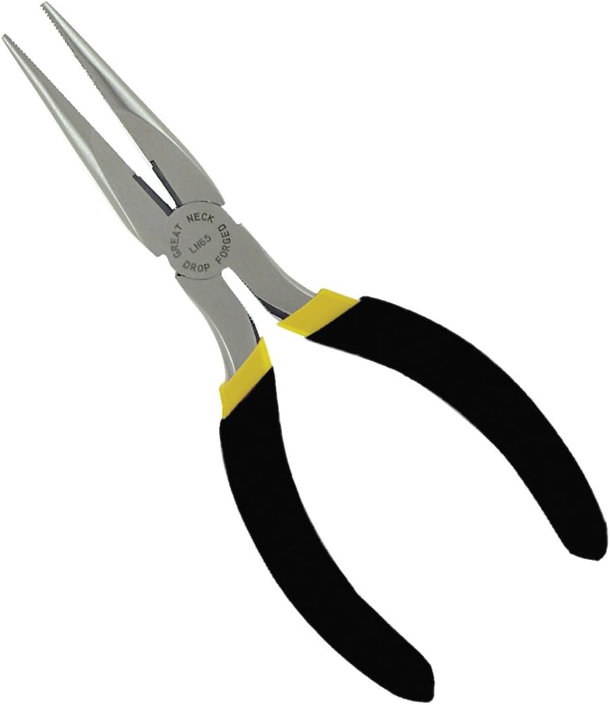 GreatNeck LN65C 6-1/2 Inch Long Nose Pliers - Image 1