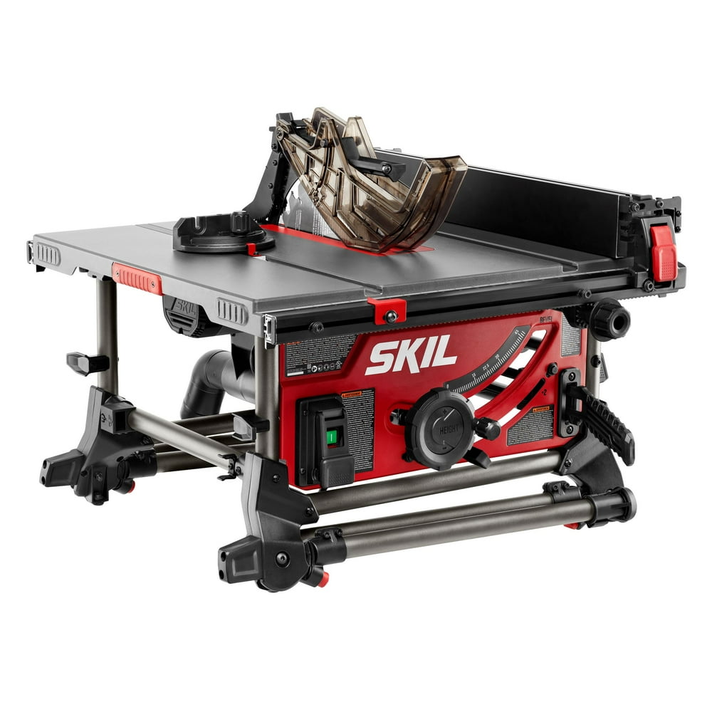 SKIL 15 Amp 10 Inch Portable Jobsite Table Saw with Folding Stand- TS6307-00 - Image 1