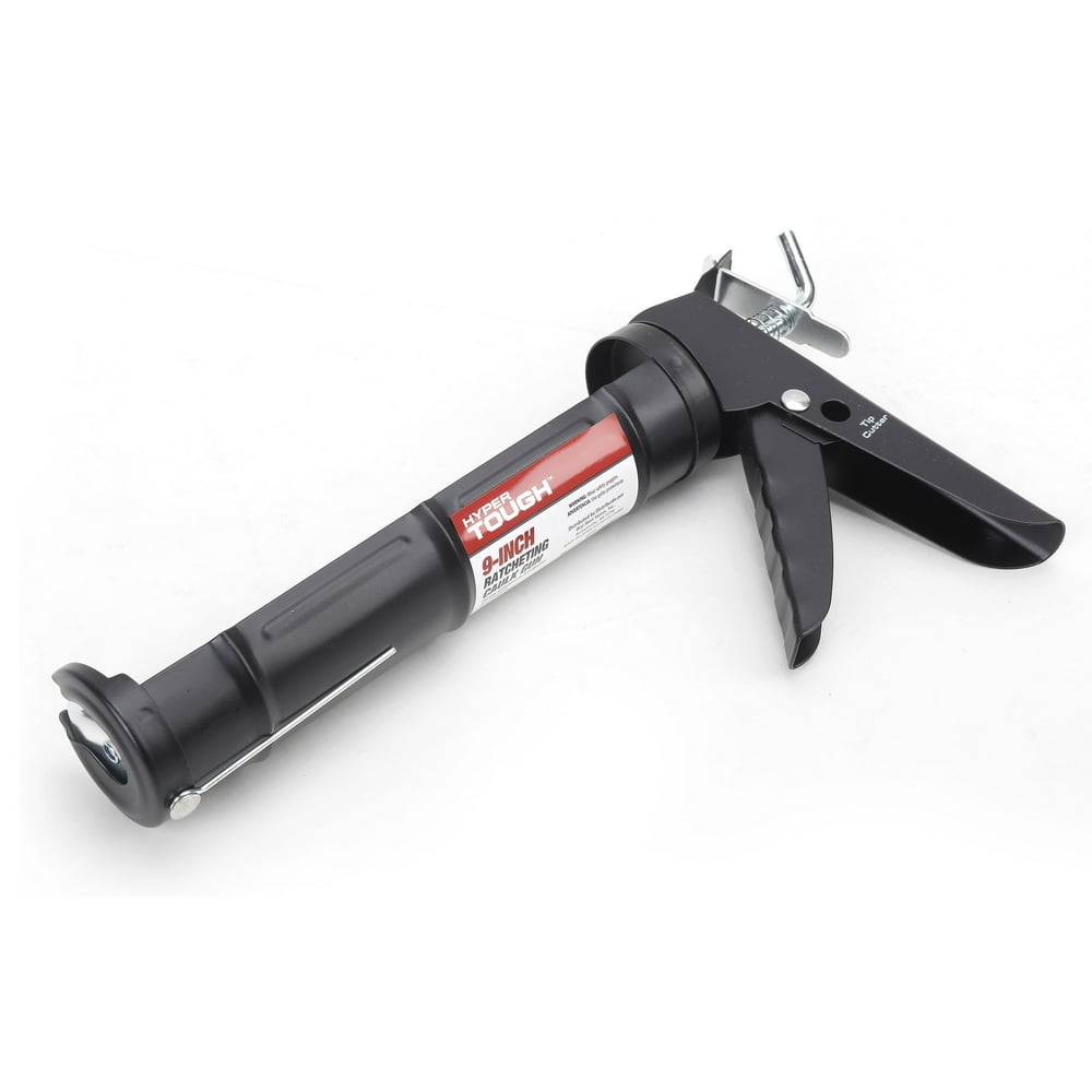 Hyper Tough 9-inch Ratcheting Caulk Gun - Image 1