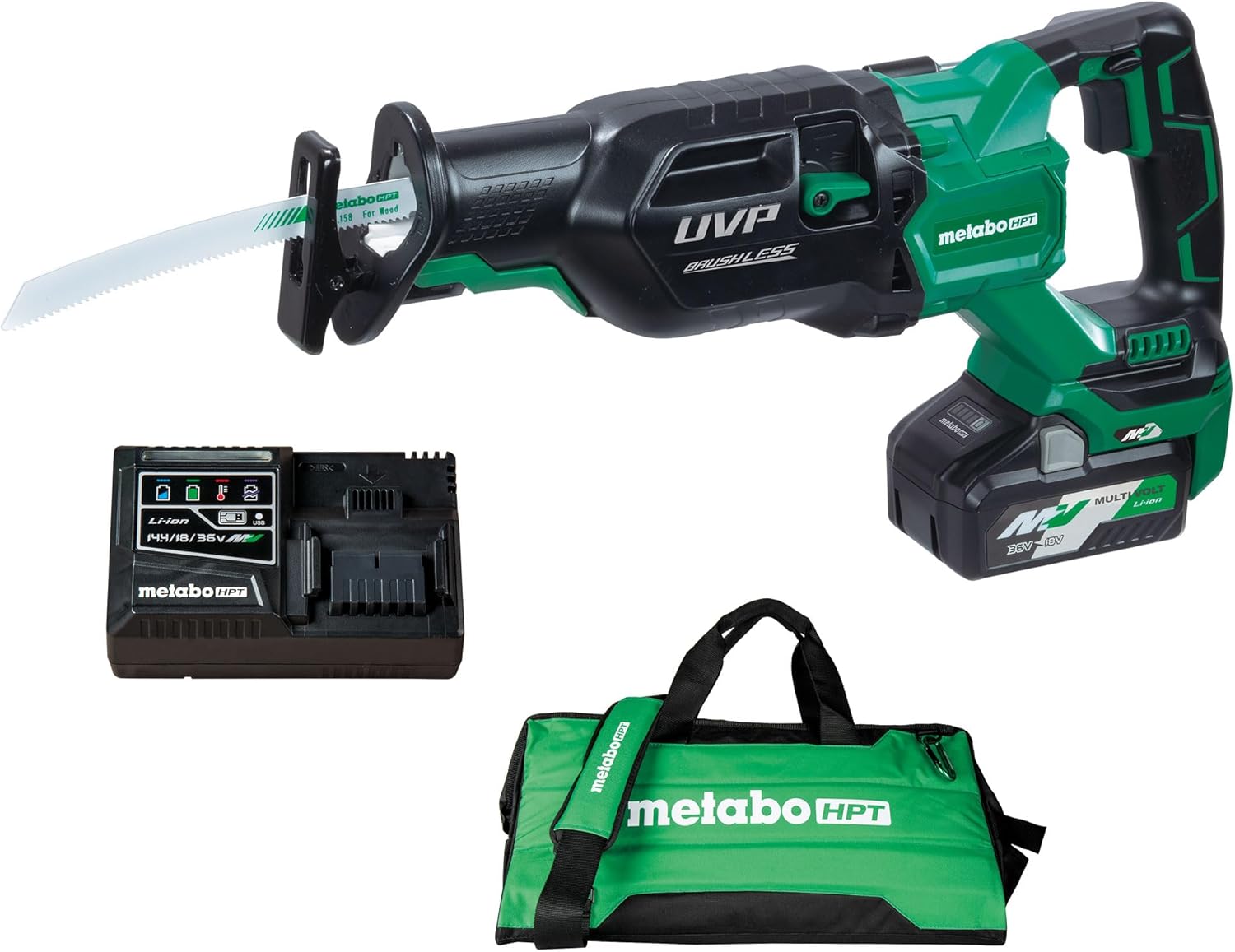 Metabo HPT 36V MultiVolt Brushless Reciprocating Saw Kit - Image 1