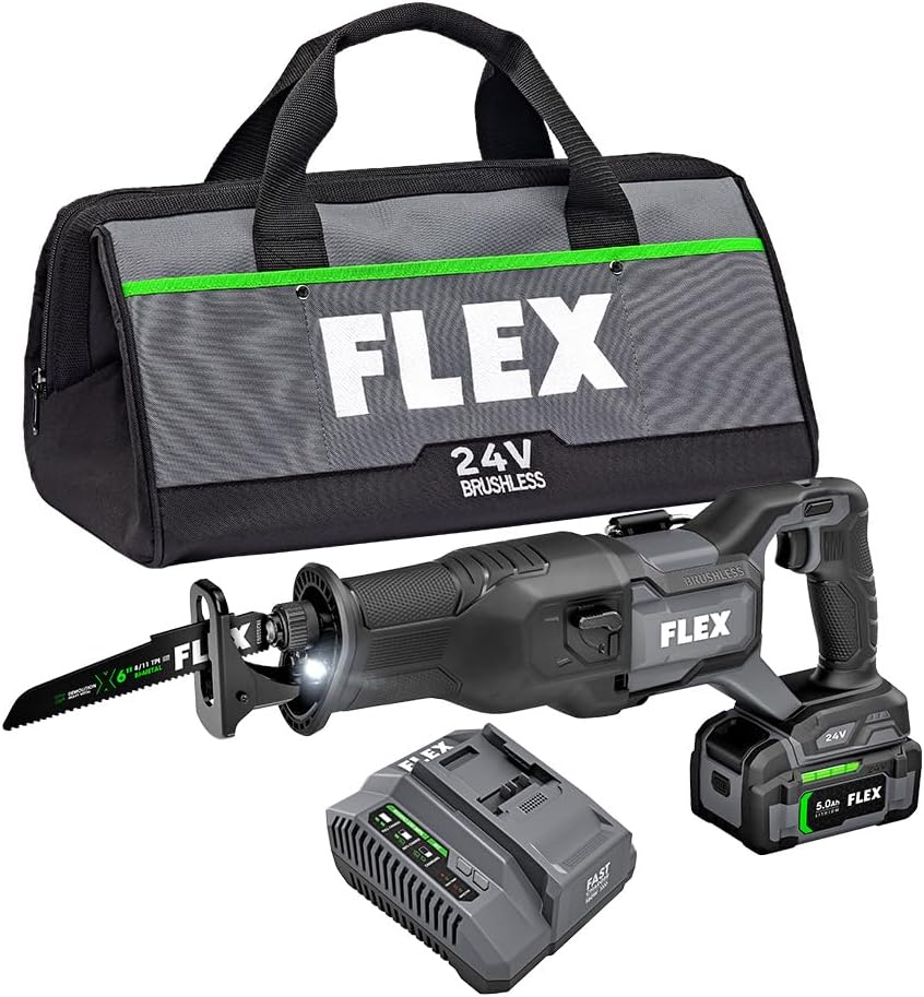 FLEX 24V Reciprocating Saw Kit - Image 1