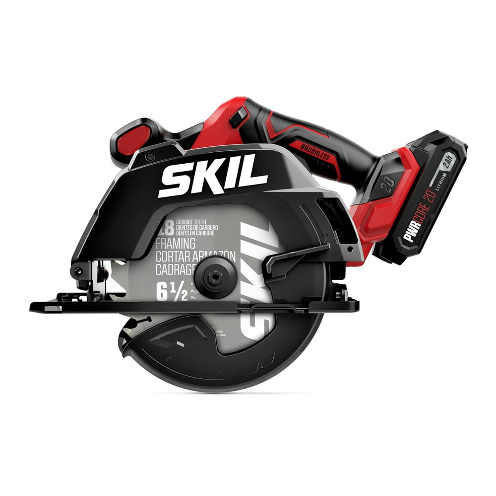SKIL PWR CORE 20 Brushless 6-1/2 Inch Circular Saw Kit - Image 1