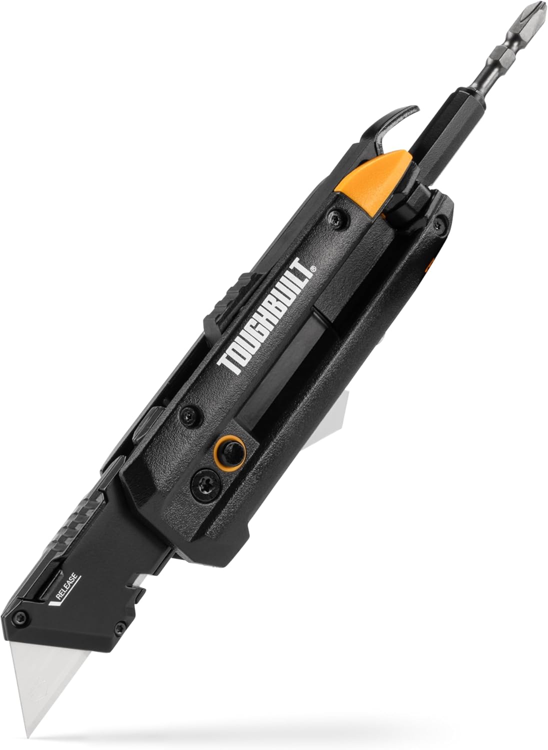 ToughBuilt Electrician Folding Utility Knife w/Bit Driver and Pry Bar TB-H4-12-IM - Image 1