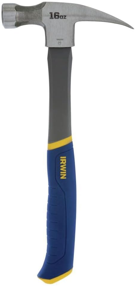 IRWIN Hammer, Fiberglass, General Purpose, Claw, 16 oz. (1954889) - Image 1