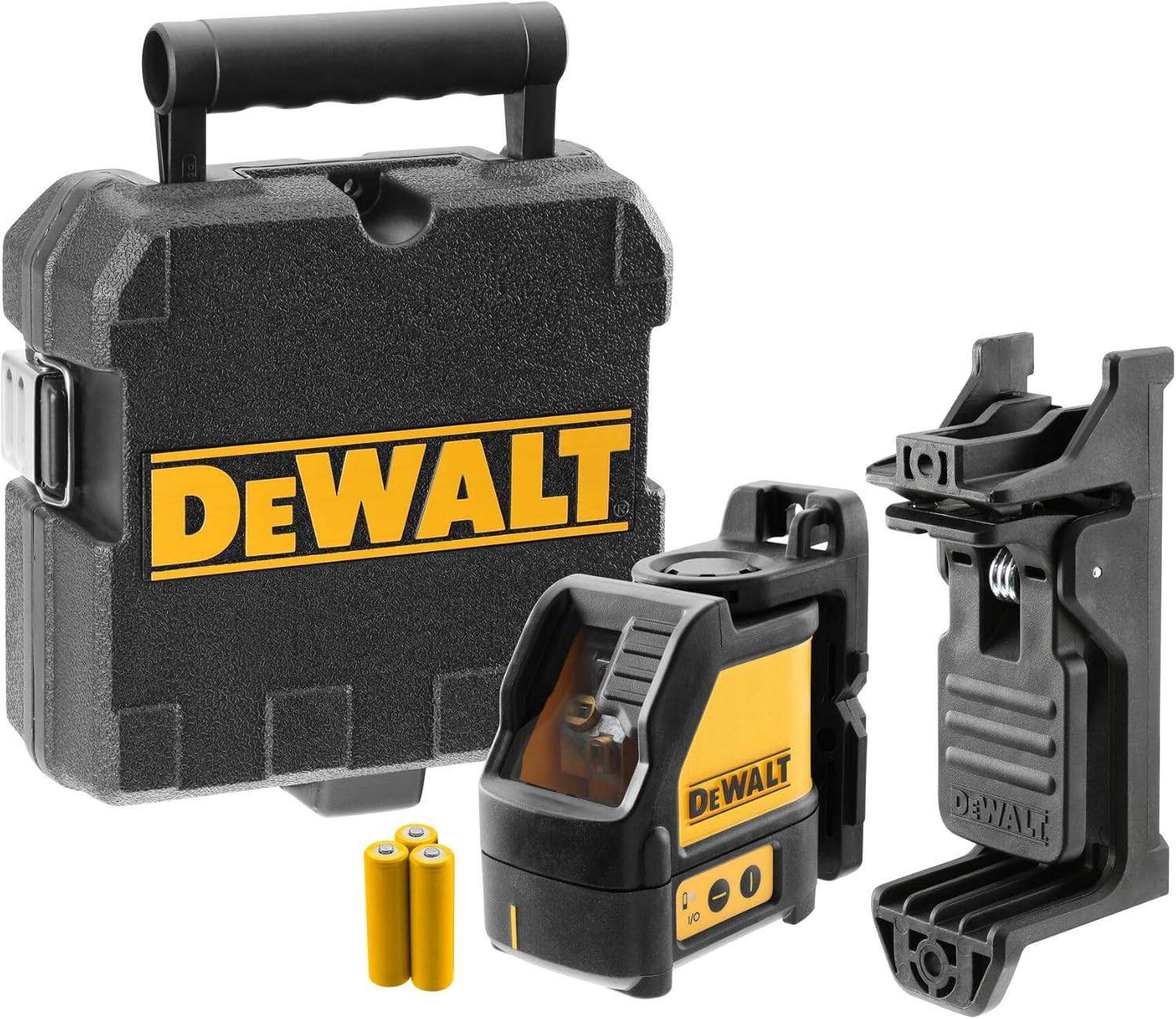 DEWALT Line Laser, Self-Leveling, Cross Line, Red Beam (DW088K) - Image 1