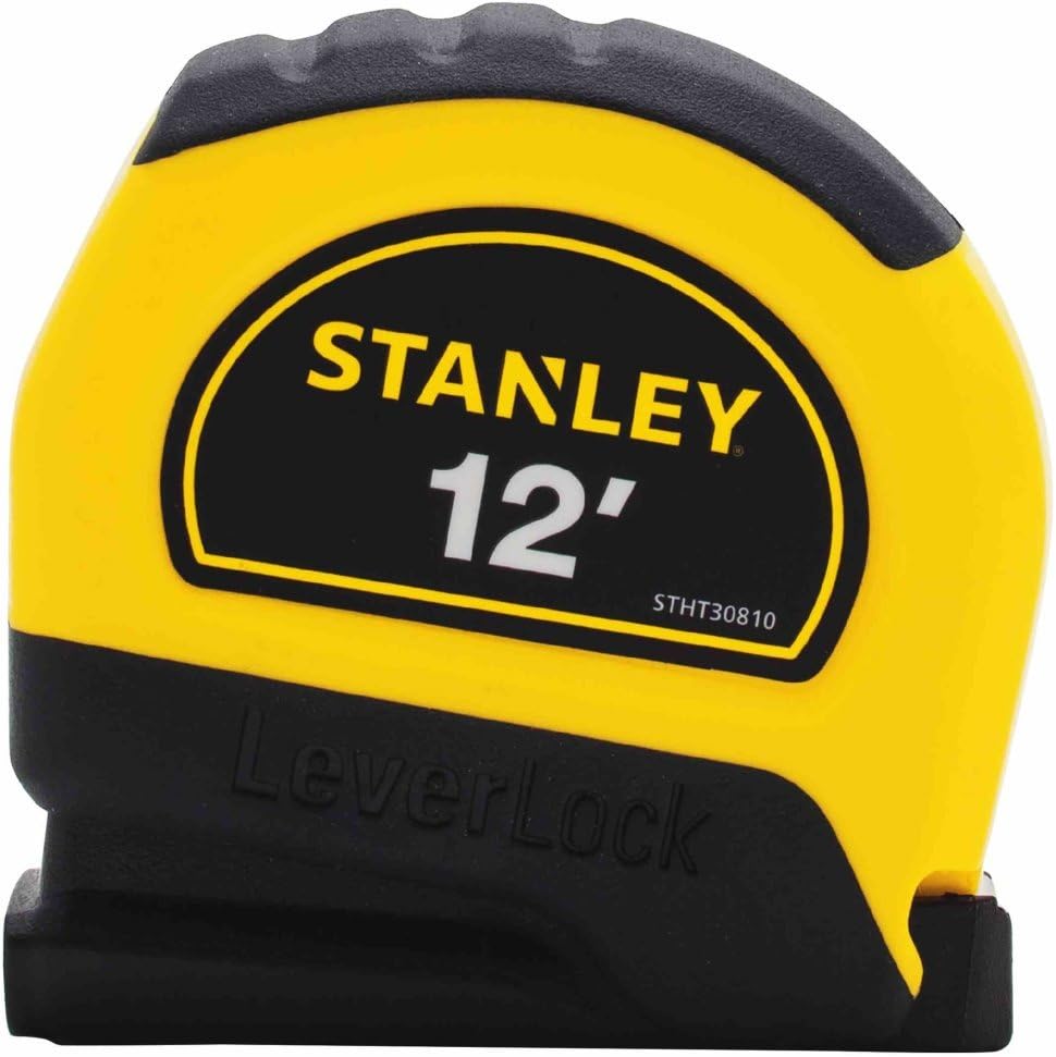 Stanley Hand Tools STHT30810 12' LeverLock Tape Rule - Image 1
