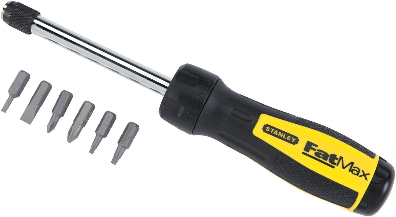 Stanley 69-189 FatMaxRatcheting Multi-Bit Screwdriver - Image 1
