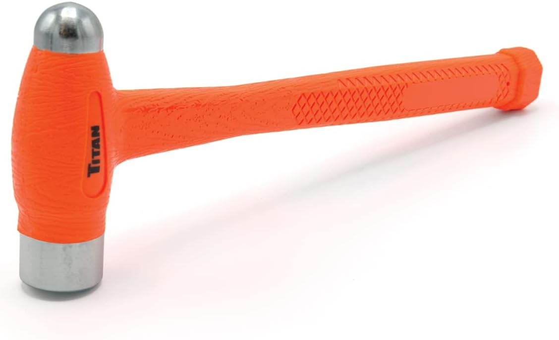Titan 63160 16oz Hi-Viz Ball Peen Hammer - Image 1