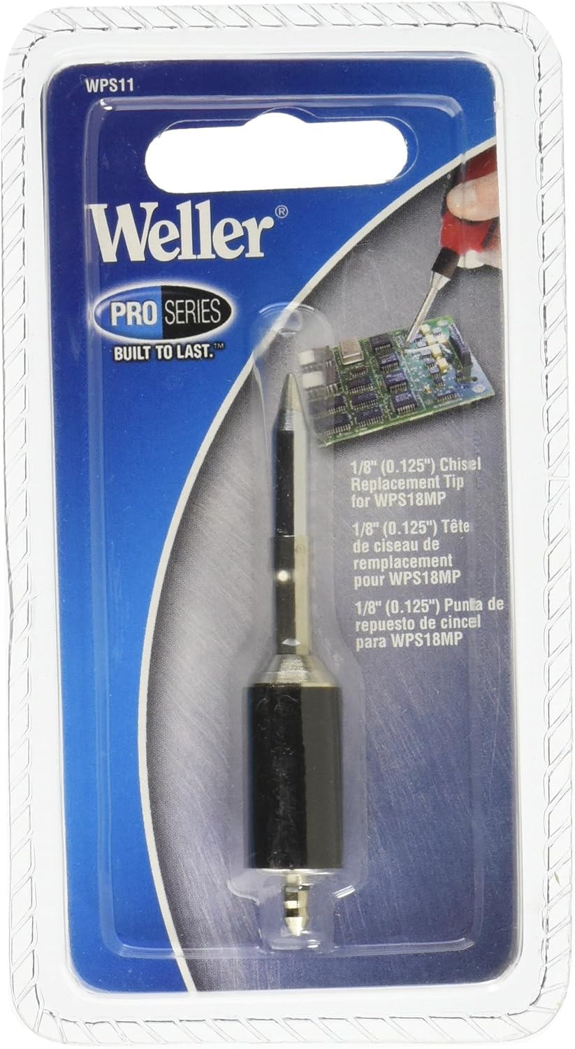 Weller WPS11 TIP,CHISEL,0.125",WPS18, Black - Image 1