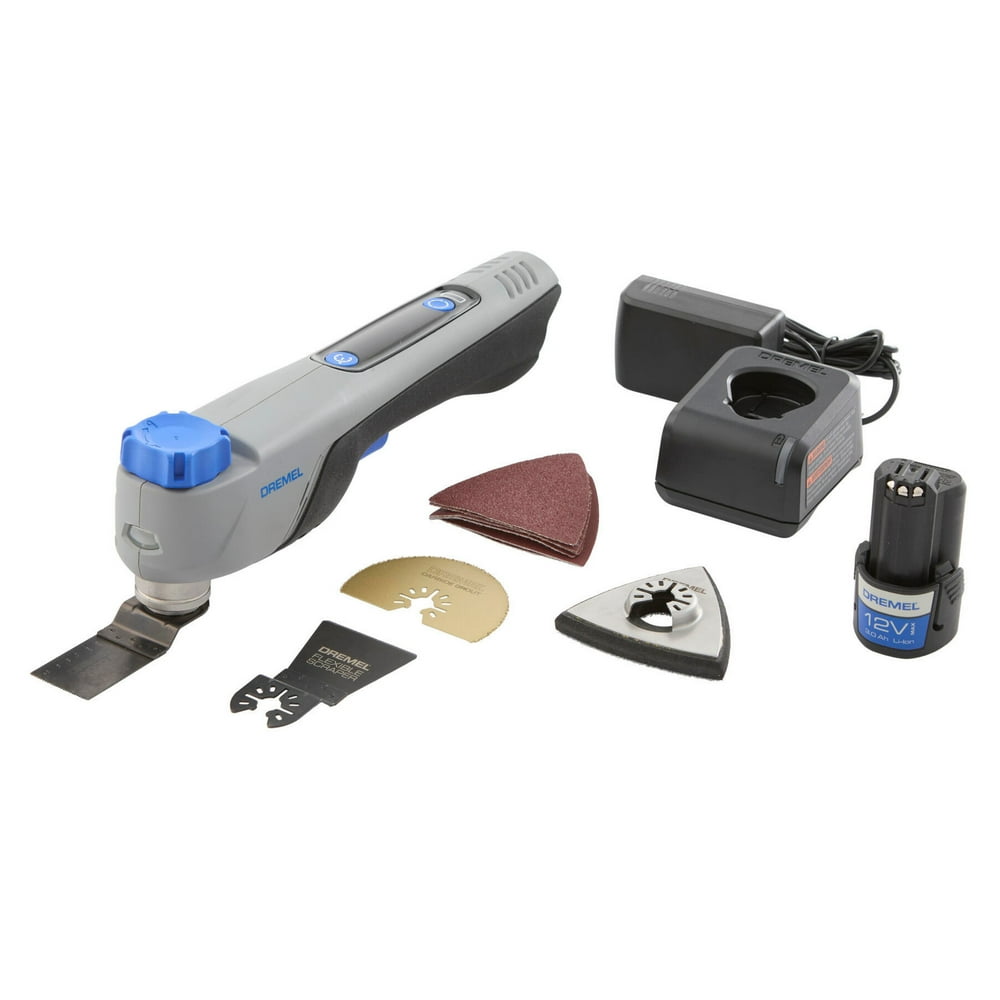 Blueprint 12-Volt Brushless Cordless Oscillating Multi-Tool with Battery and Charger Included w/ Blade and Accessory Kit - Image 1
