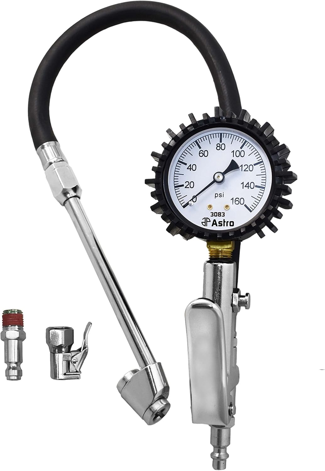 Astro Pneumatic Tool 3083 2.5" Dial Tire Inflator with Locking & Dual Chucks - Image 1