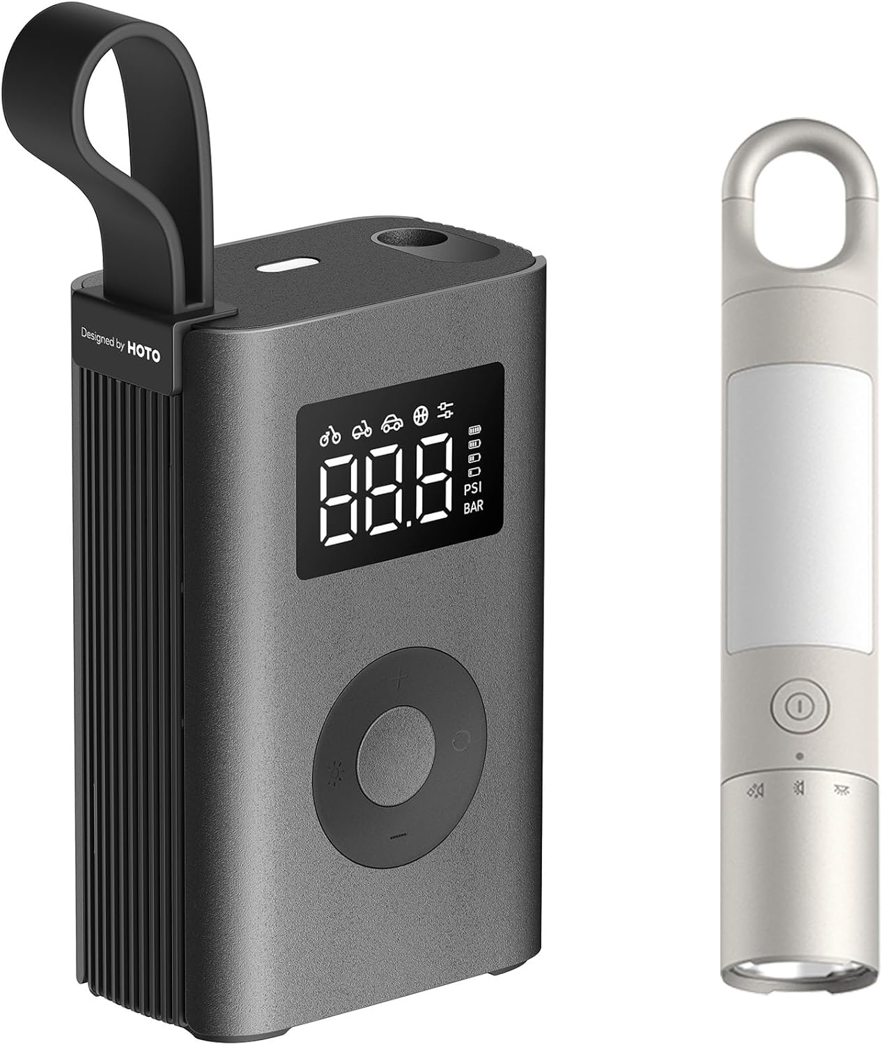 HOTO Air Pump ADV with Flashlight Duo, USB-C Rechargeable - Image 1
