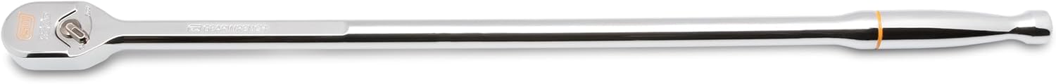 GEARWRENCH 1/2" Drive 120XP Full Polish Chrome Extra Long Handle Teardrop Ratchet | 81364XP - Image 1