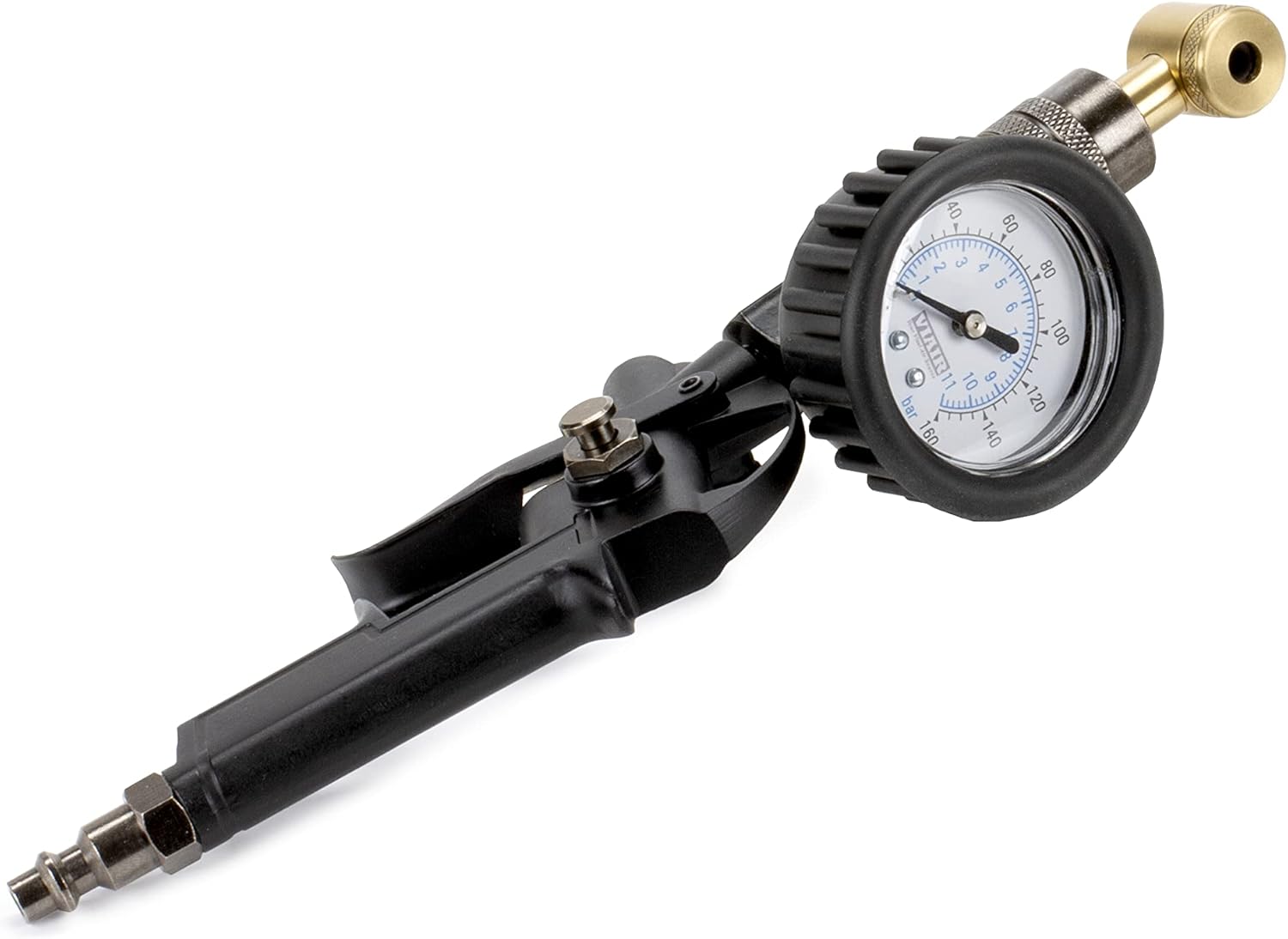 VIAIR Bike TLC inflator with Mechanical Gauge 0-160PSI and Deluxe Carry Bag (00056) - Image 1