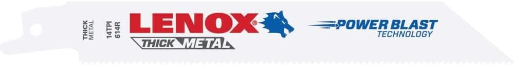 LENOX Tools Reciprocating Saw Blades, Metal Cutting, 6-Inch, 18 TPI, 25-Pack (20494B614R) - Image 1