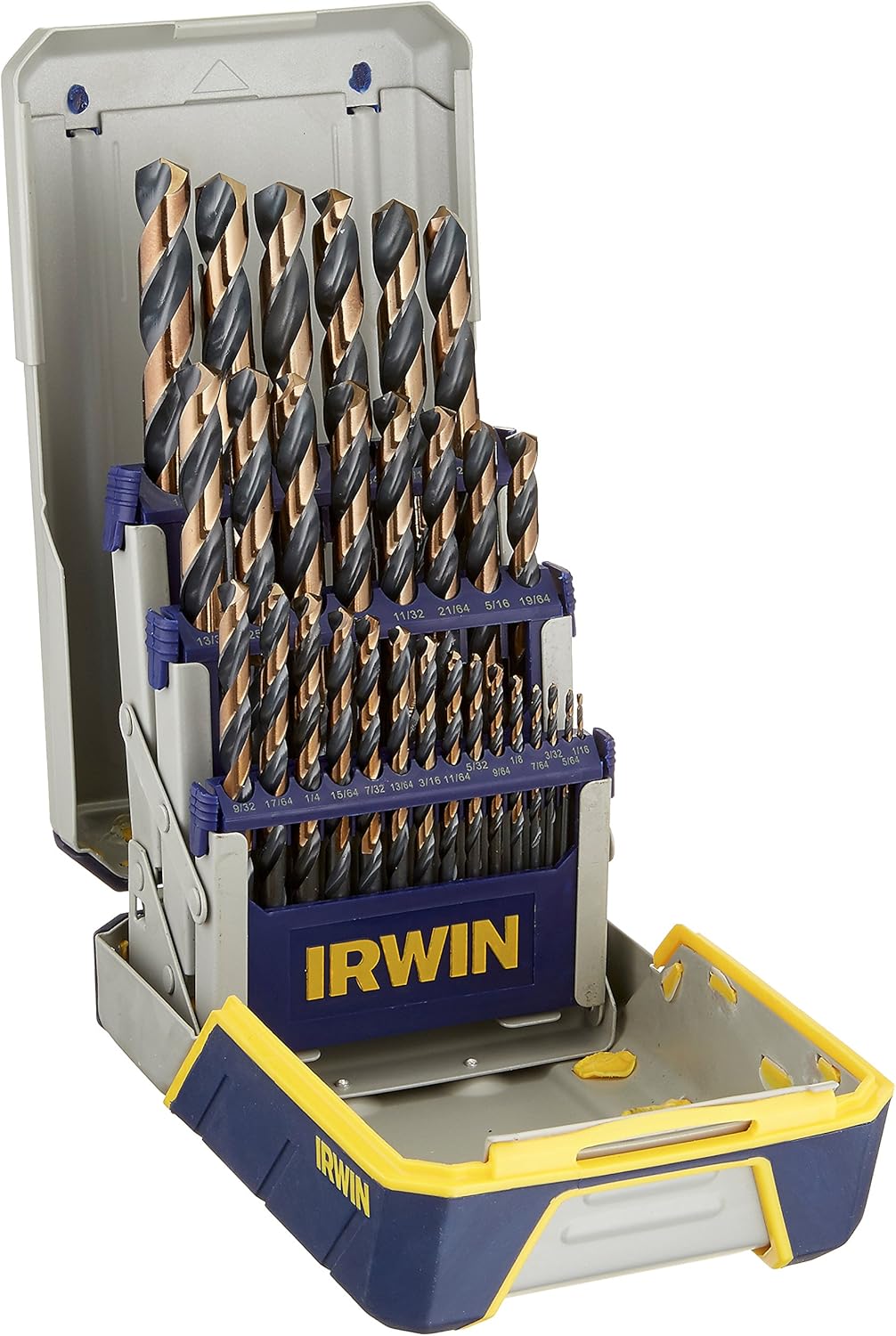 Irwin Tools IRWIN Drill Bit Set, High-Speed Steel, 29-Piece (3018005) - Image 1