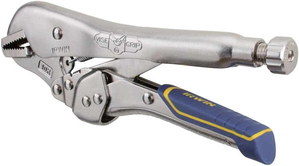 IRWIN VISE-GRIP Welding Pliers, Fast Release, Straight Jaw, 10-Inch (IRHT82576) - Image 1