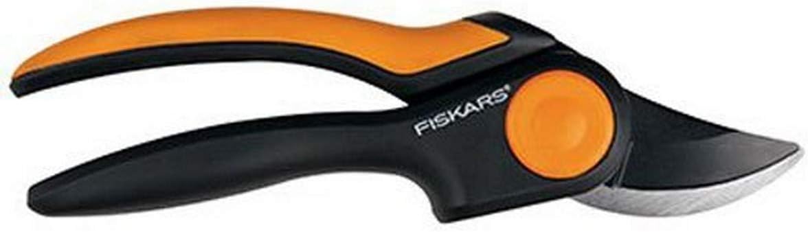 Fiskars Control Bypass Pruner, Garden Hand Pruning Shears, Rust-Resistant Blade, 0.5" Cut Capacity, Orange - Image 1