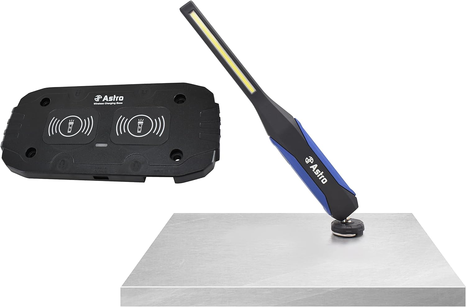 Astro Tools 90SLC 900 Lumen LED Slim Light w/Top Flashlight & Quick Charge Pad - Image 1