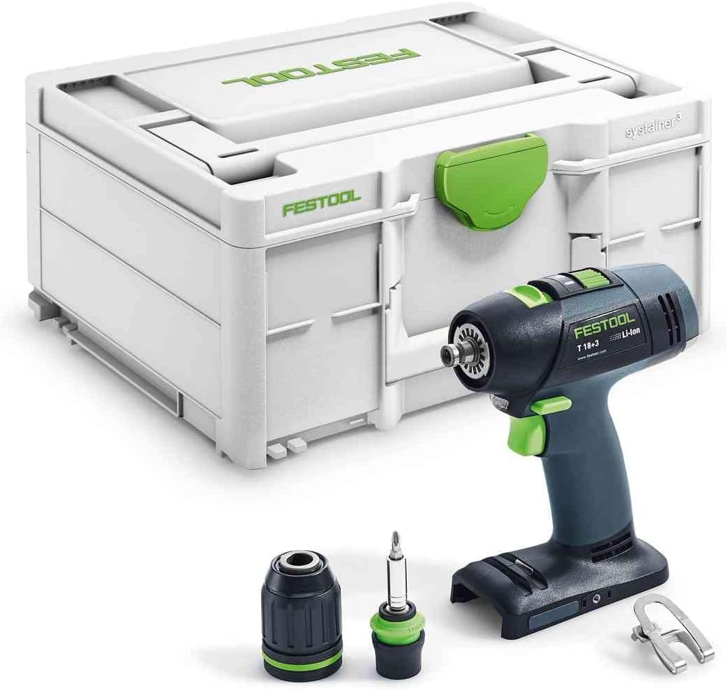 Festool 577607Cordless Drill T 18+3-Basic - Image 1