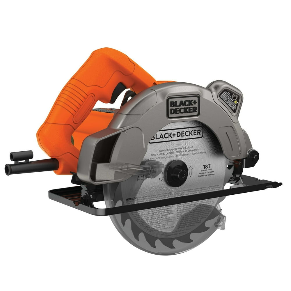 BLACK+DECKER 7-1/4-Inch Circular Saw with Laser, 13-Amp (BDECS300C) - Image 1