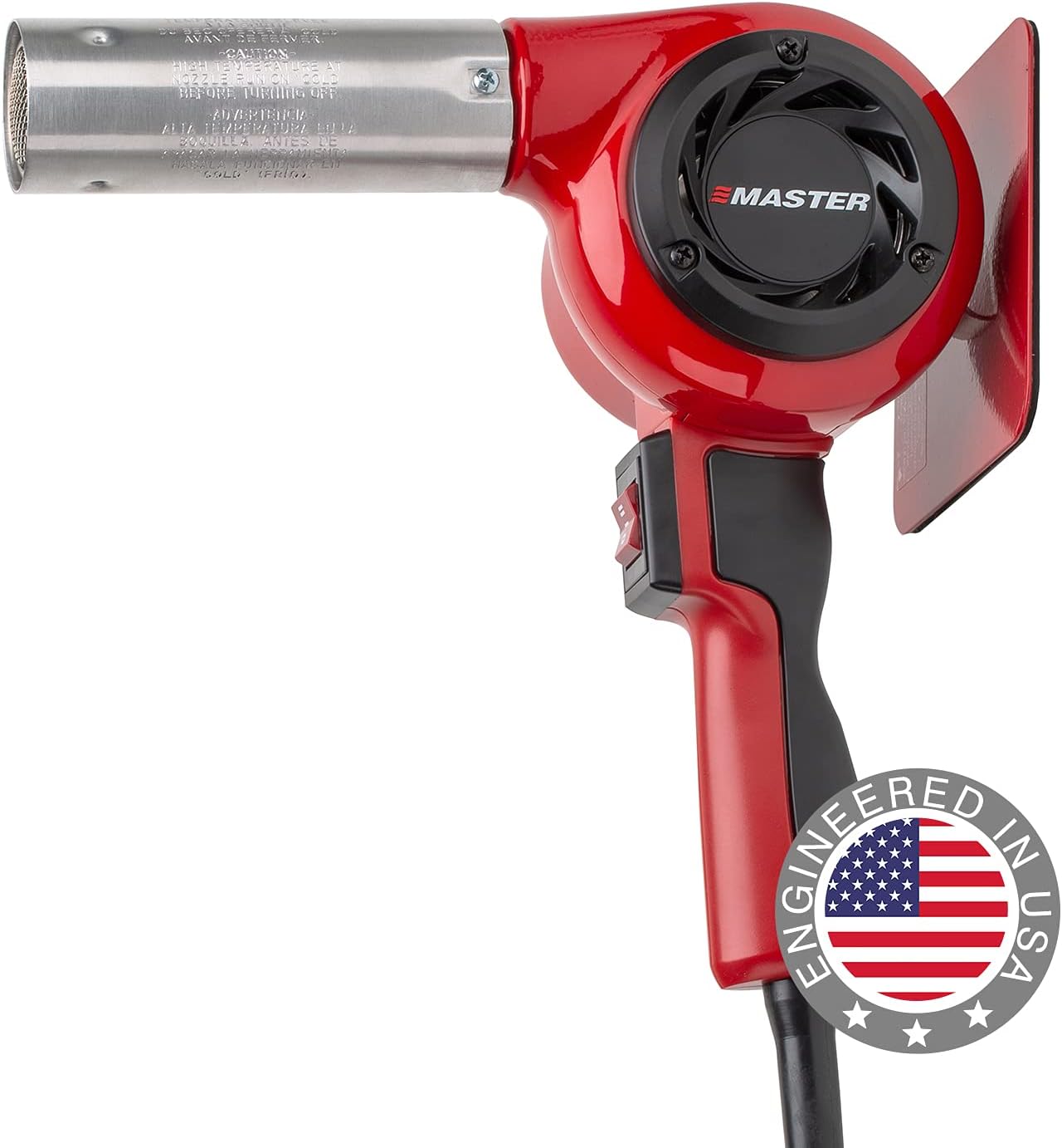 Master Appliance HG-202D Industrial Heat Gun, Quick Change Plug-In Heating Element, 400° F, 220V, 660W, 3 Amps, Assembled In USA - Image 1