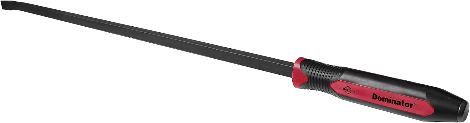 Mayhew Tools 14118 Dominator Pro Curved Pry Bar, 42", Red - Image 1