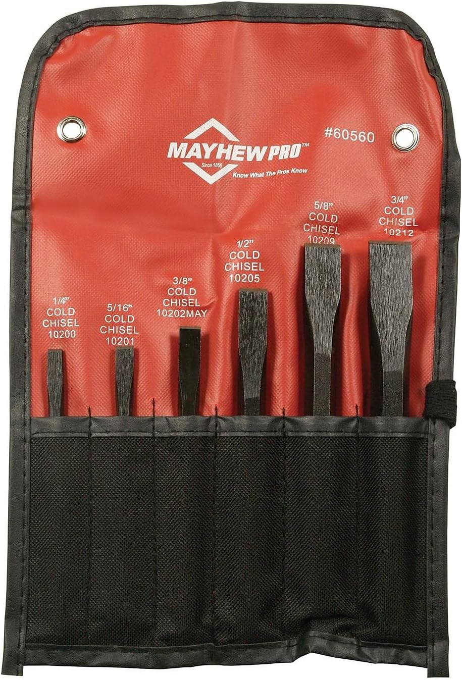 Mayhew Tools - 6-PC COLD CHISEL KIT - Image 1