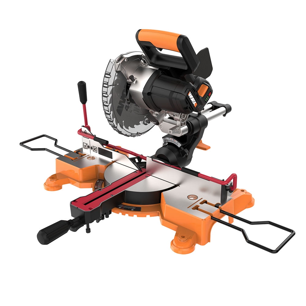 Worx 7.25 in Cordless Sliding Compound Miter Saw (Bare Tool) - Image 1