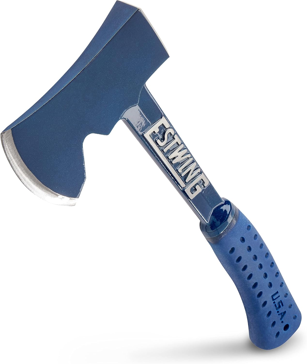 ESTWING Camper's Axe - 14" Hatchet with Forged Steel Construction & Shock Reduction Grip - E6-25A - Image 1