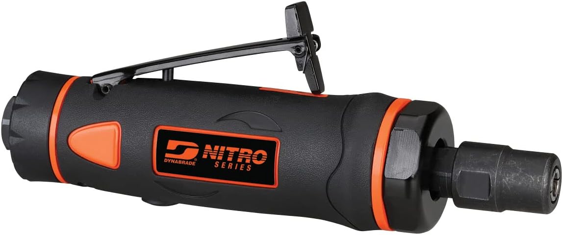 Dynabrade (DGS31) 0.3 hp Straight-Line Die Grinder | 1/4" 3-piece Collet, 25000 RPM Pneumatic Motor | Compact and Lightweight, Suited for Confined Areas - Image 1