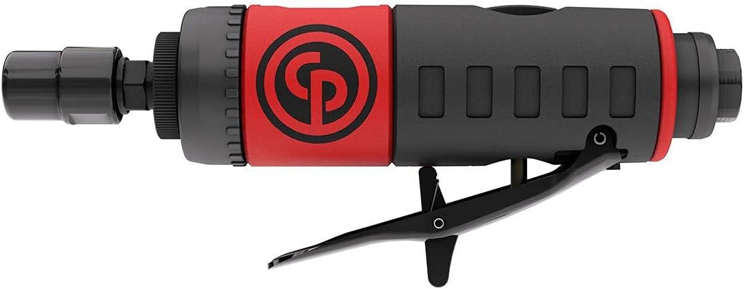 Chicago Pneumatic CP7405 - Air Straight Die Grinder Tool, Welder, Woodworking, Automotive Car Detailing, Stainless Steel Polisher, Heavy Duty, 1/4 Inch (6 mm), 0.34 HP / 250 W, 28000 RPM - Image 1