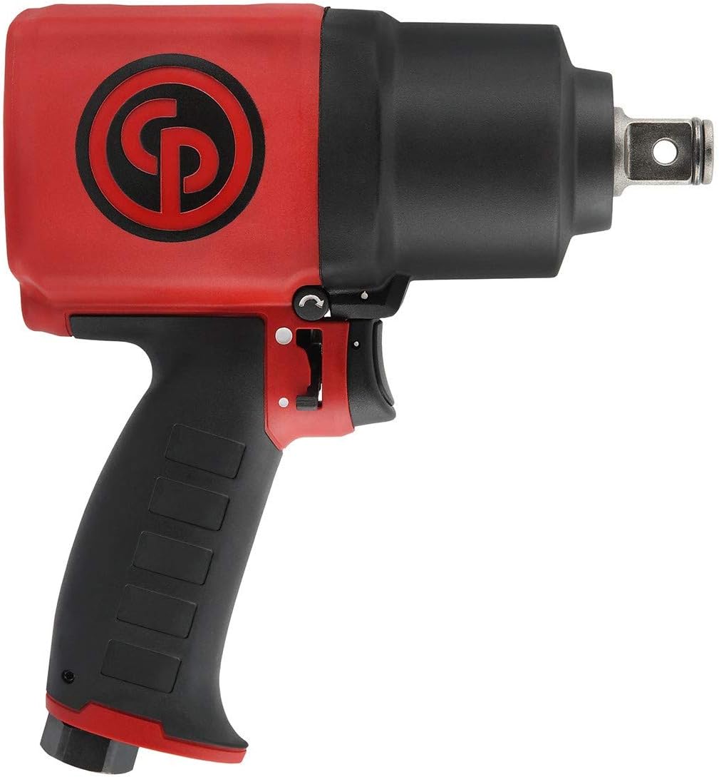Chicago Pneumatic CP7769 Air Impact Wrench (3/4 Inch), Air Impact Gun Industrial Repair & Assembly Tool, Pistol Handle, Twin Hammer, Max Torque Output 1400 ft. lbf/1650 Nm, 6500 RPM - Image 1