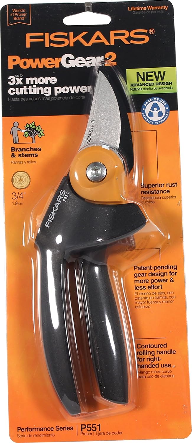 Fiskars 79366939J 3/4" PowerGear Bypass Pruner - Image 1
