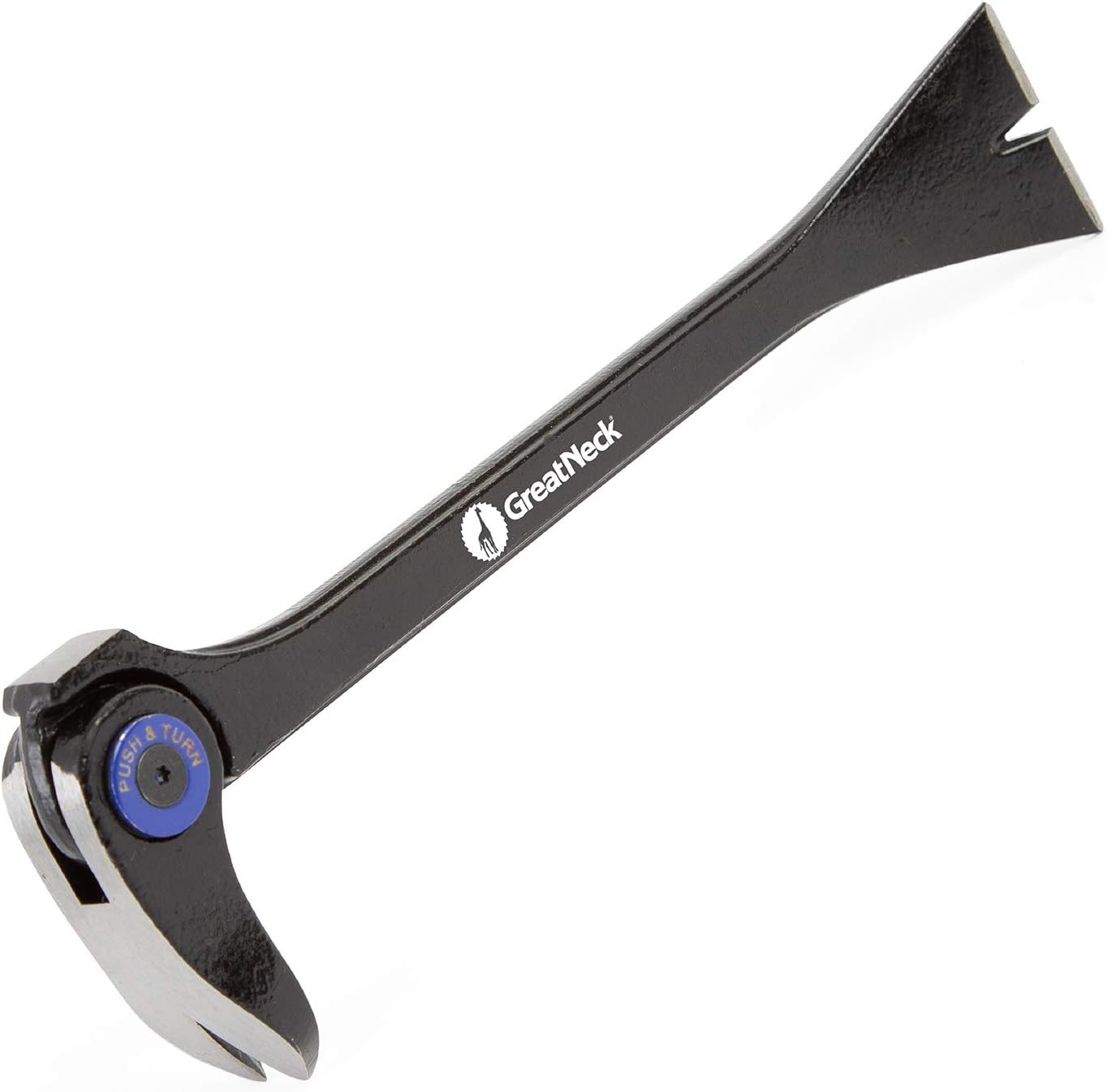 GreatNeck 70012 8 Inch Multi-Function Nail Puller and Pry Bar - Image 1