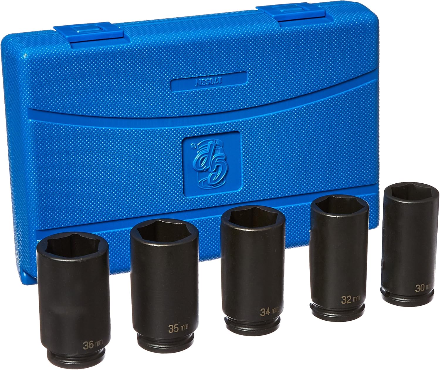 Grey Pneumatic (1705SN 1/2" Drive 5-Piece Spindle Nut Socket Set - Image 1