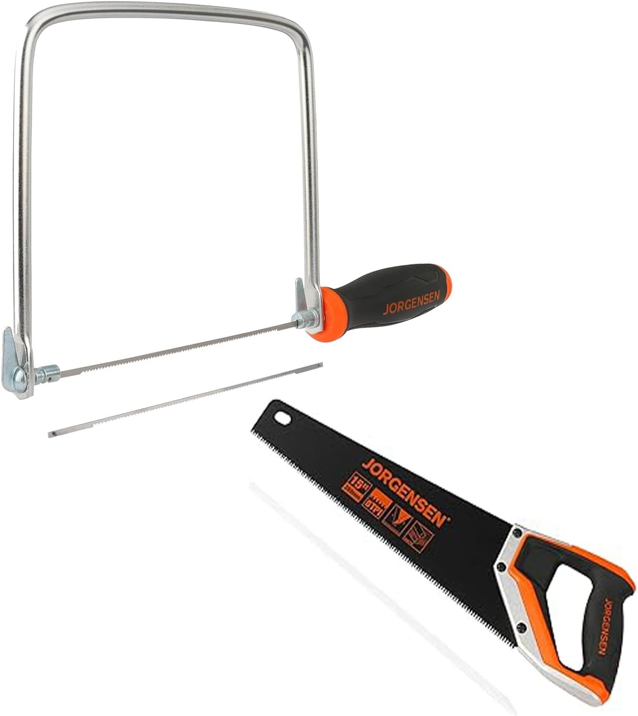 JORGENSEN 15” Hand Saw & JORGENSEN Pro Coping Saw - Image 1