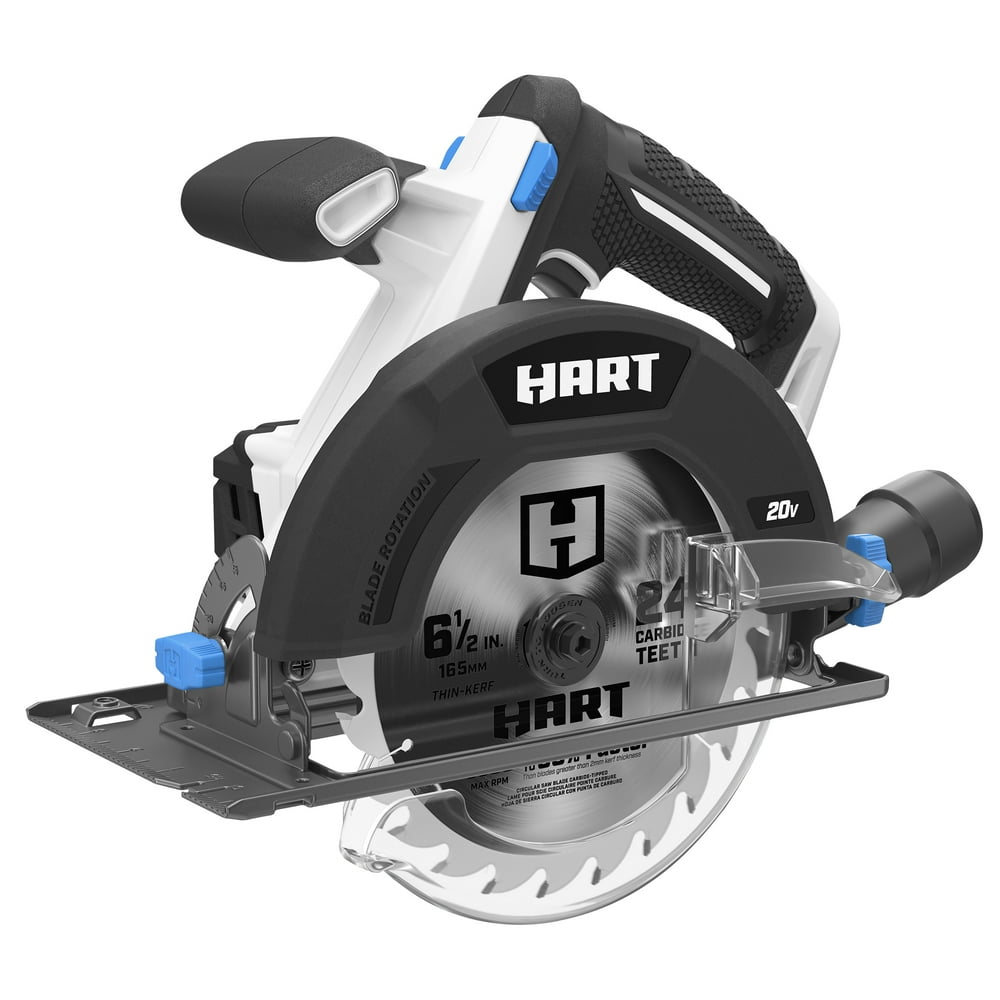HART 20-Volt 6 1/2-inch Cordless Circular Saw Kit (1) 20-Volt 4.0Ah Lithium-Ion Battery - Image 1