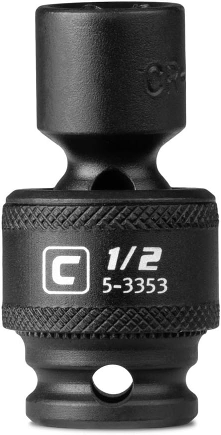 Capri Tools 1/2-Inch Universal Impact Socket, 3/8-Inch Drive, 6-Point, SAE - Image 1
