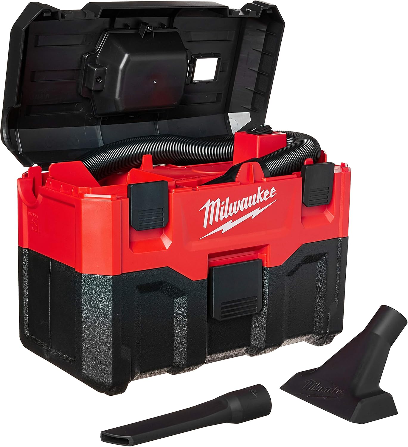 Milwaukee 0880-20 18-Volt Cordless Wet/Dry Vacuum, Red - Image 1