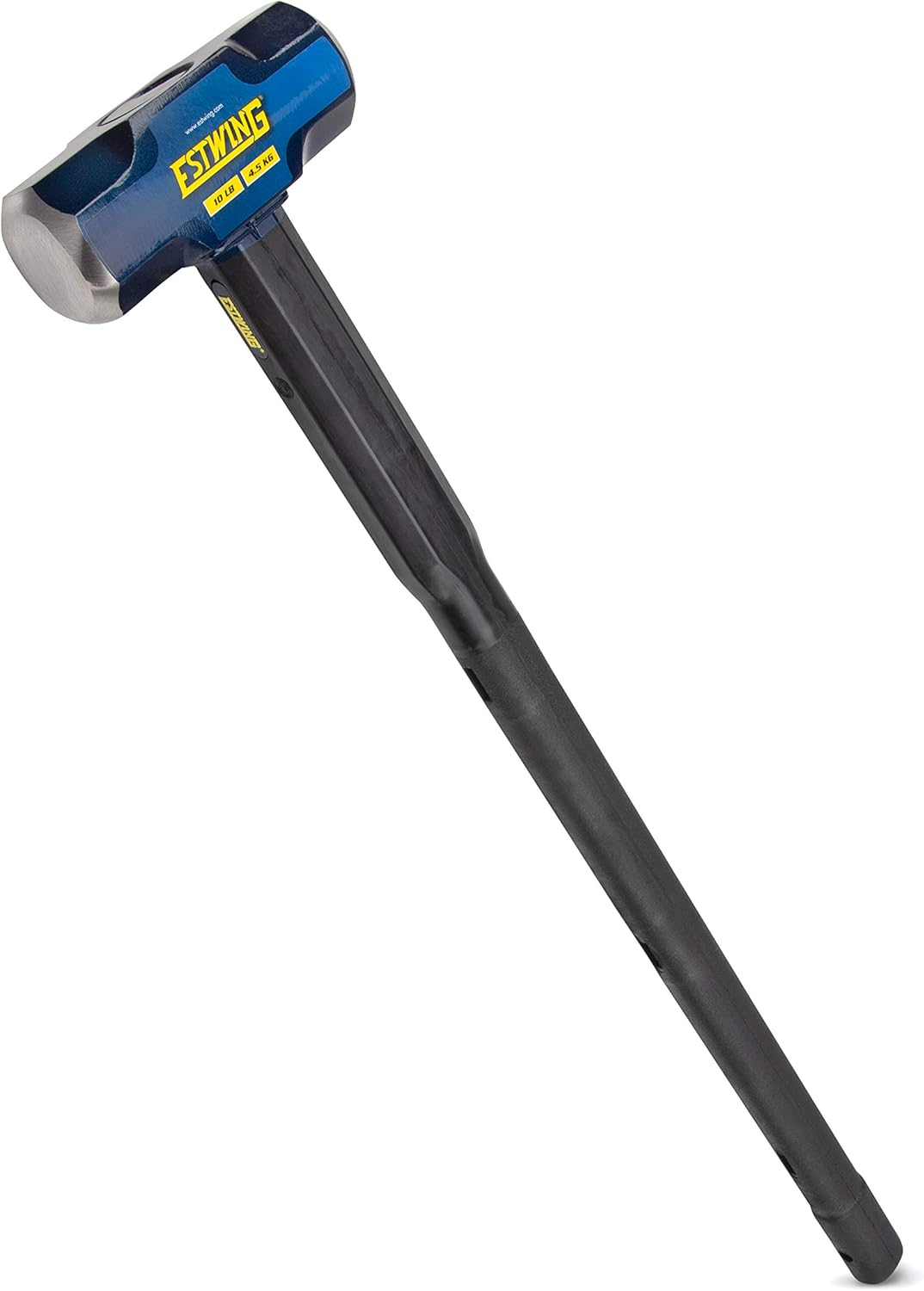 Estwing 10-Pound Hard Face Sledge Hammer - 36-Inch Indestructible Handle, Locked Steel Head, Vulcanized Rubber Grip for Demolition & Stake Driving - Image 1