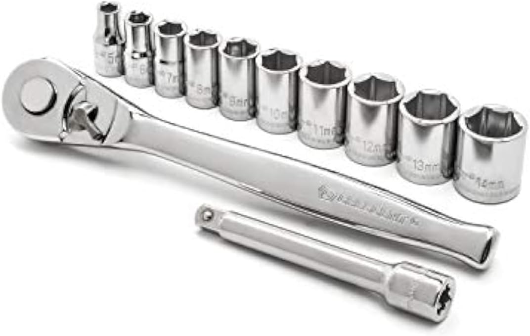Crescent 12 Piece 1/4" Drive 6 Pt. Metric Mechanics Tool Set - CSWS14MM12 - Image 1