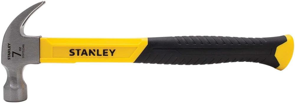 Stanley STHT51346 7Oz Curve Claw Fiberglass Hammer, - Image 1