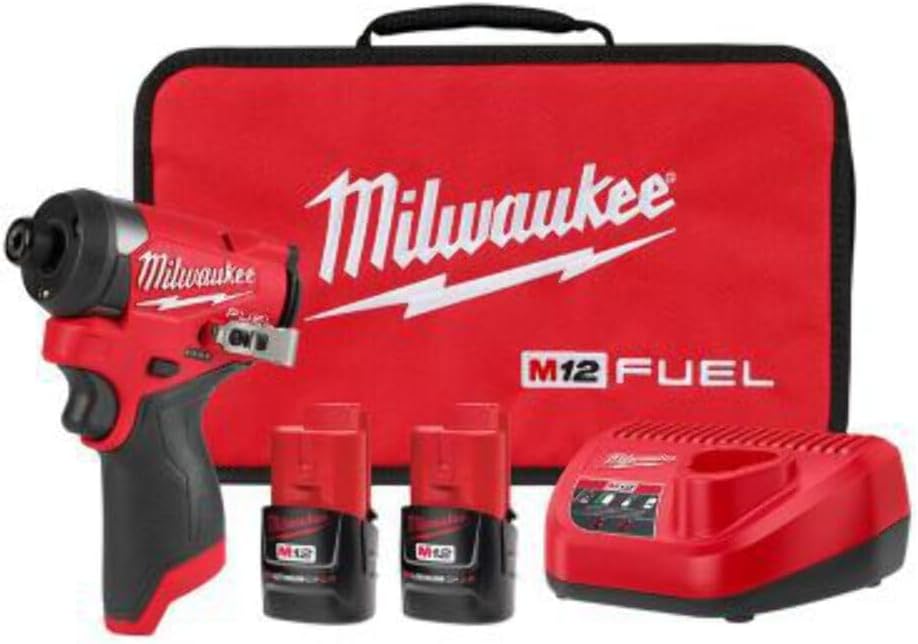 Milwaukee Electric - M12 Fuel. 1/4 HEX Impact Driver KIT - Image 1