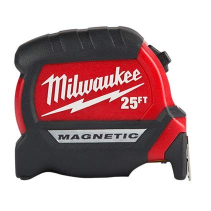 25ft Compact Wide Blade Magnetic Tape Measure 2-Pack - Image 1