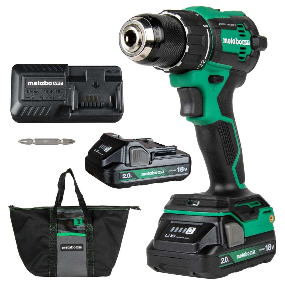 Metabo HPT 18V MultiVolt Driver Drill Cordless Kit - Image 1
