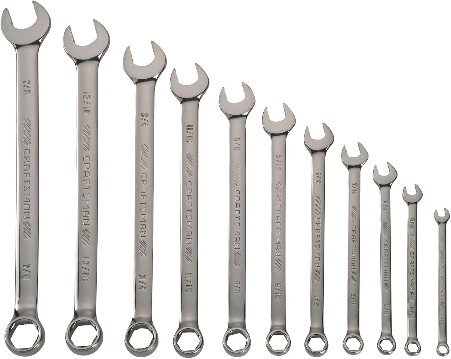 CRAFTSMAN OVERDRIVE 11-Piece Standard (SAE) Wrench Set (CMMT87711) - Image 1