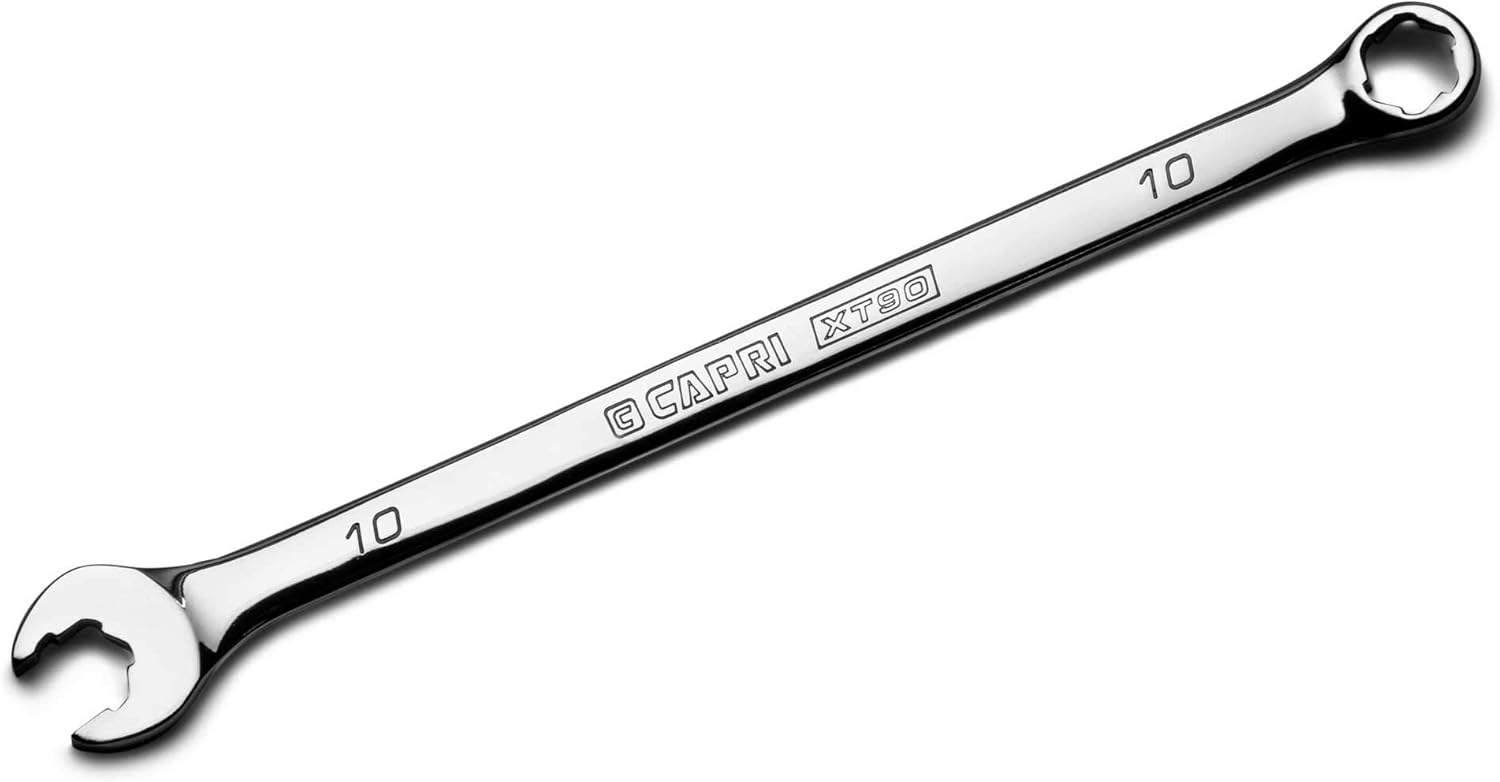 Capri Tools CP11750-M10XT 10 mm WaveDrive Pro Combination Wrench for Regular and Rounded Bolts - Image 1